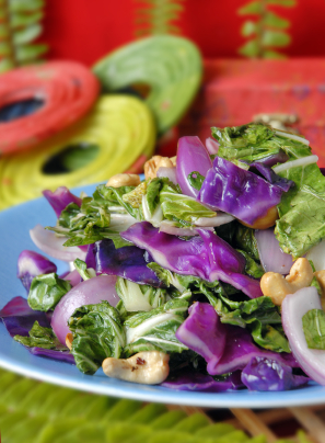 Cabbage salad for New Year