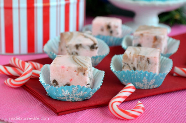 Candy Cane Fudge Christmas Holiday Treats Recipes