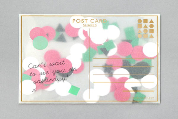 Present and Correct confetti card