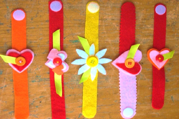 Felt bracelets