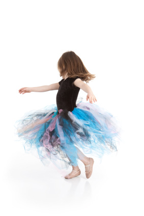 Girl in Tutu Twirling