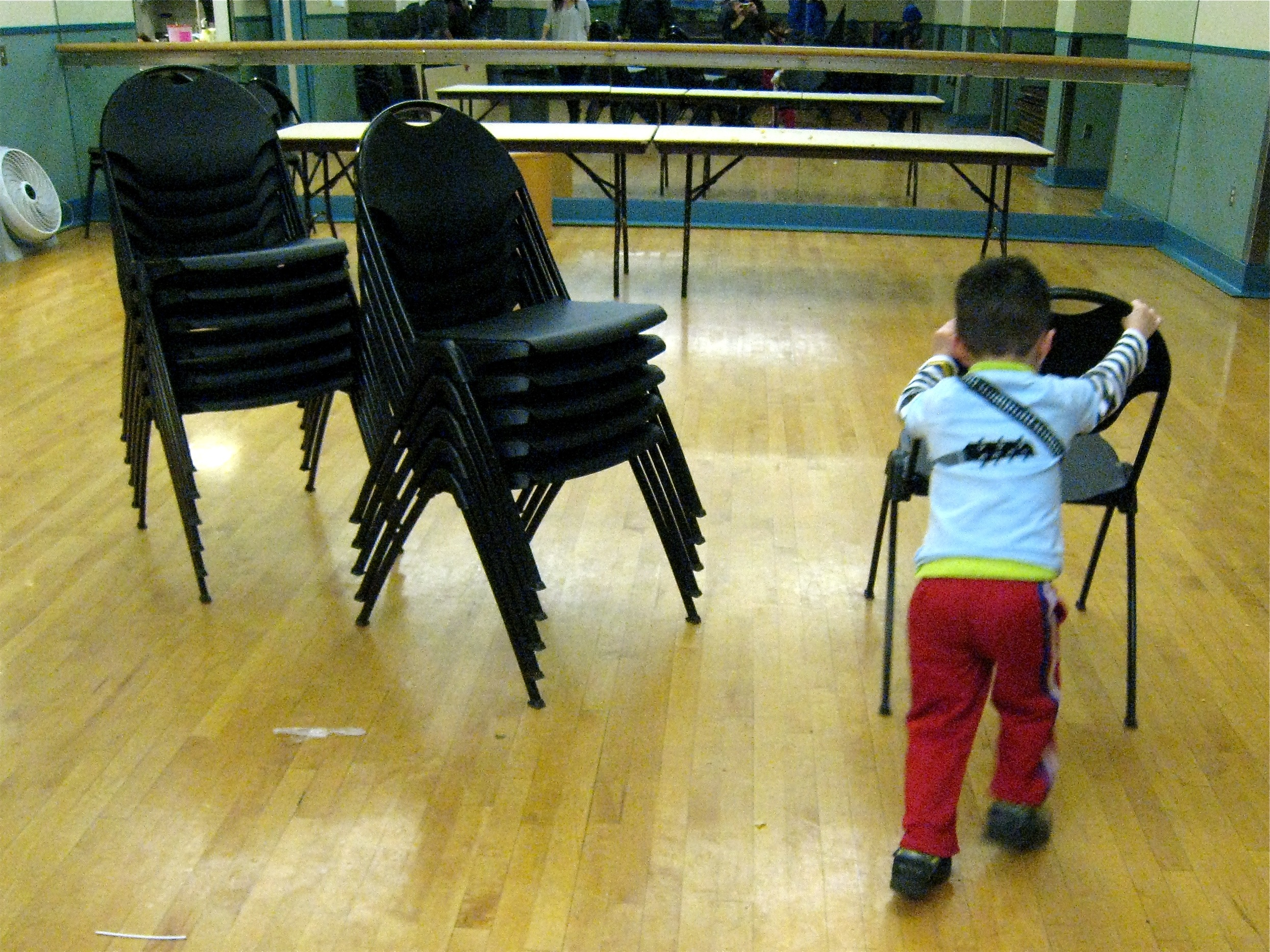 cleanup at rainier community center