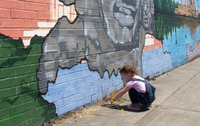 White Center mural