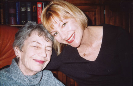 Anne Doss Hardy, with mom in 2004