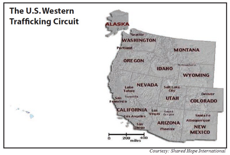 Circuit map trafficked girls