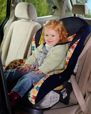 Child in car seat