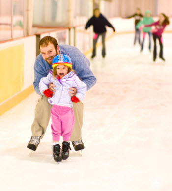 Ice skating