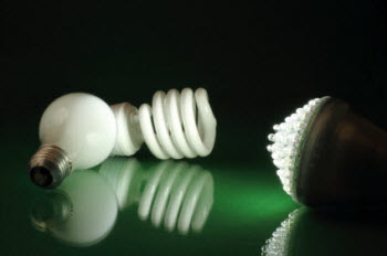 Green light bulbs