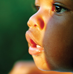 Curious infant