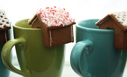 Mini gingerbread houses by Not Martha