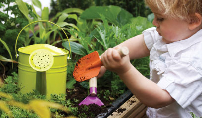 Kids gardening