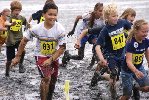 The Samish Bay Bivalve Bash Low Tide Mud Run