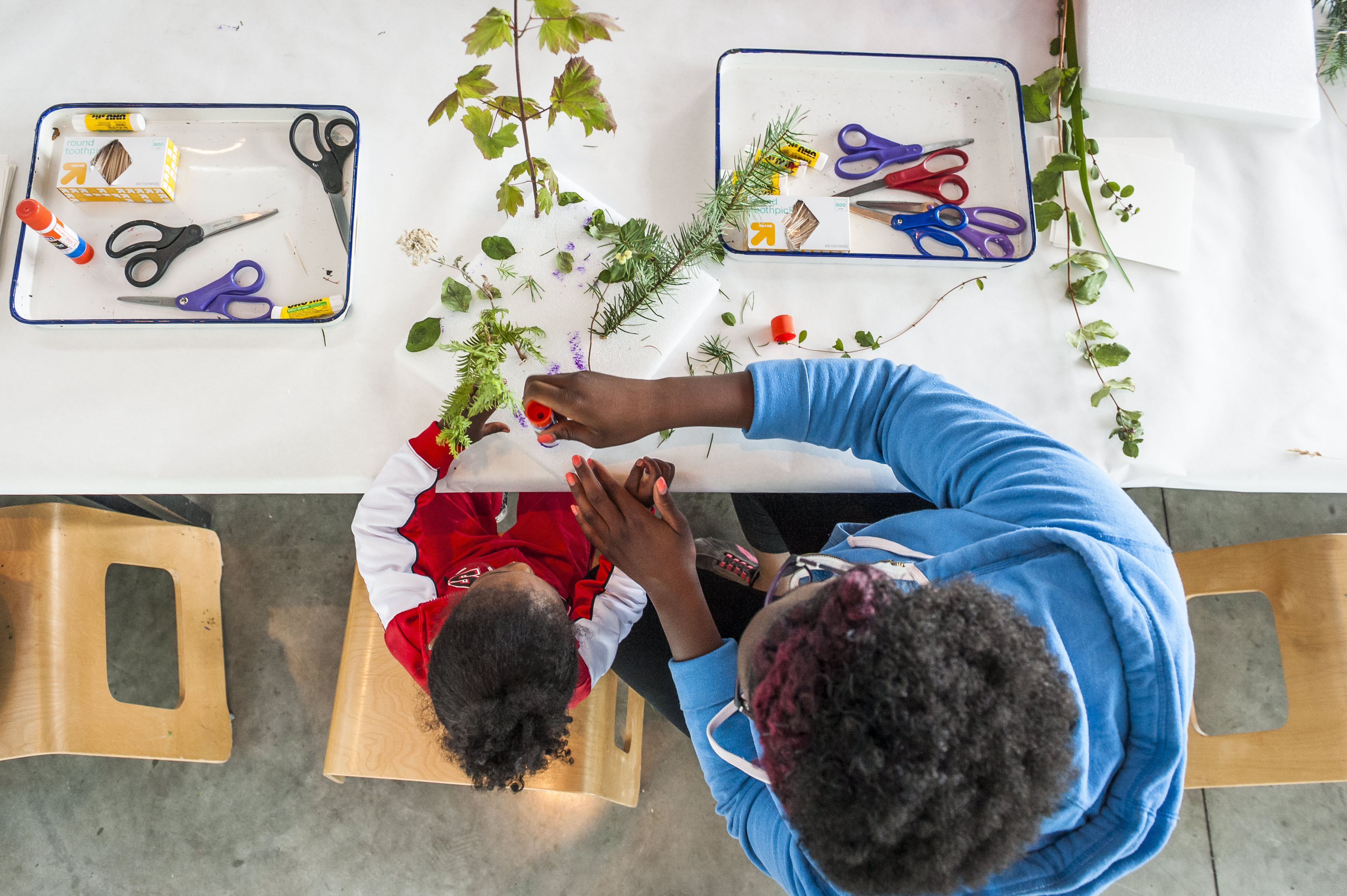 Art making at Olympic Sculpture Park's Summer at SAM