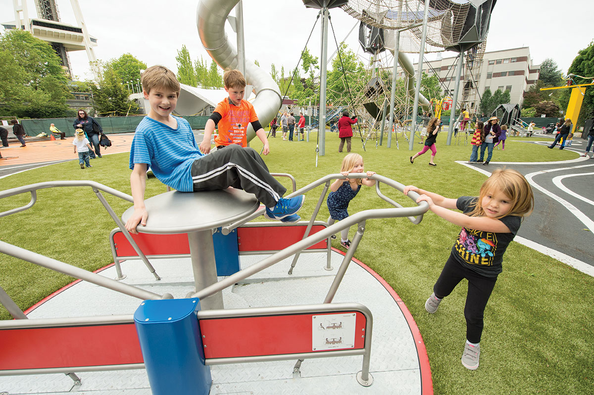 Artists at Play playground, Seattle Center