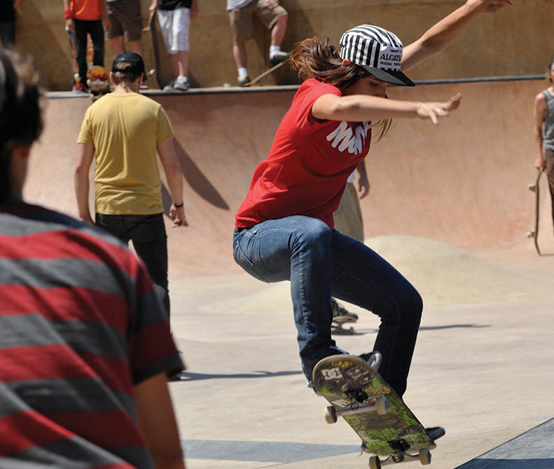 Seattle Center skate park. Photo credit: Chuck Tuck