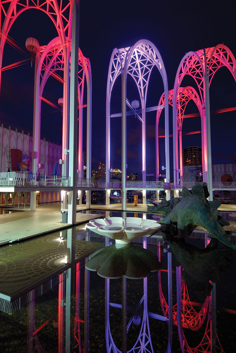 Pacific Science Center arches. Photo credit: Will Austin