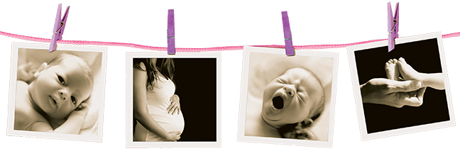 baby photo string