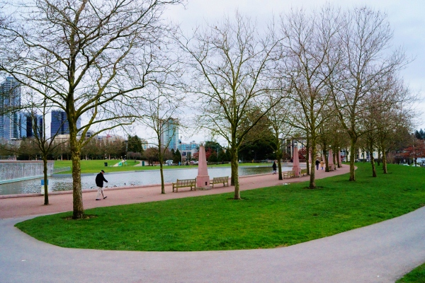 Bellevue Downtown Park Bike Path - photo by Allison Holme