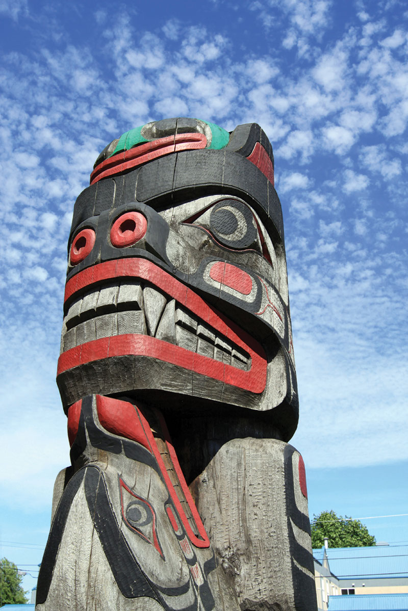 Totem pole salish traditions tour