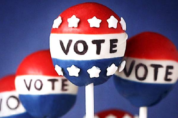 Patriotic cake pops