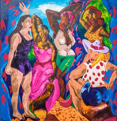 Robert Colescott Les Demoiselles