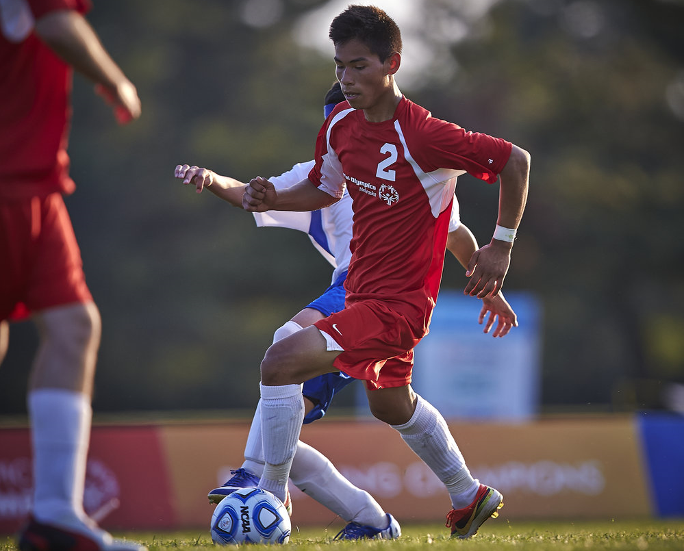 Special Olympics USA Games soccer athlete