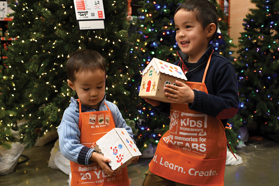 home depot workshop kids