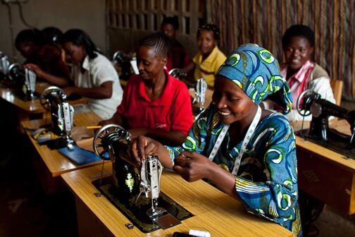 women sewing