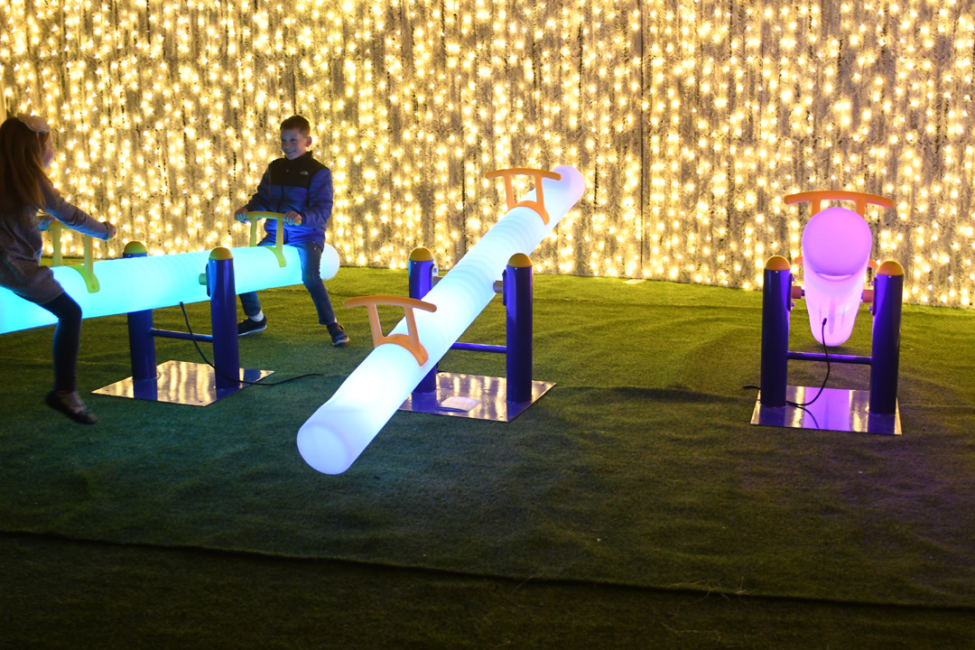 Lumaze-teeter-totter-play-area-light-show-seattle-review-kids-families