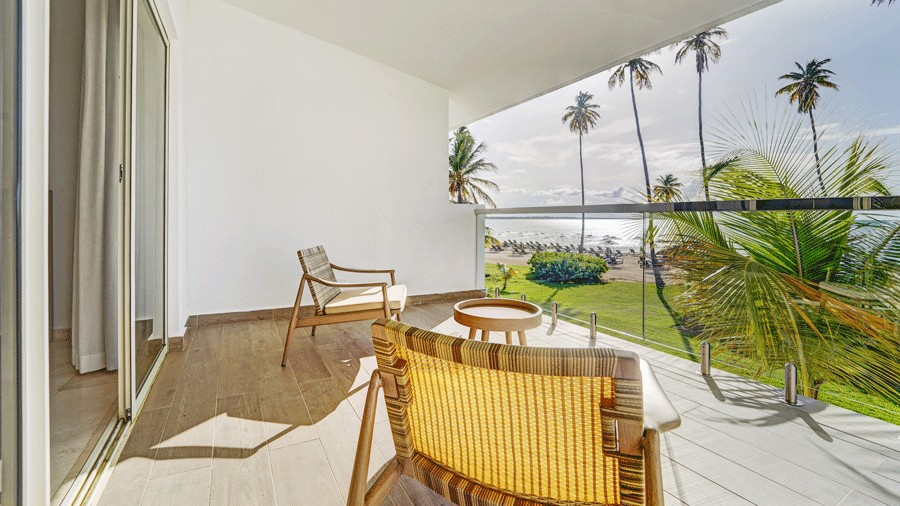 view from the hotel room balcony at  Hyatt Regency Grand Reserve Puerto Rico