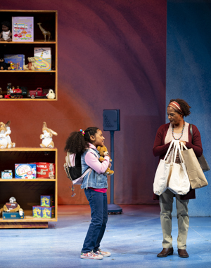 Evangeline OpongParry and Dedra D. Woods in SCT's 2019 production of Corduroy