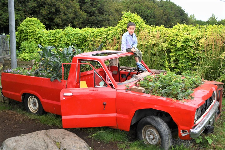 PlayGarden's old truck. credit JiaYing Grygiel