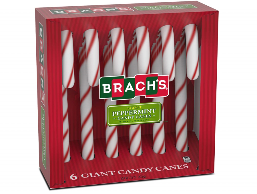 Giant candy canes are on of the best Christmas stocking stuffers for kids