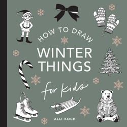 Winter Things how to draw book for kids book cover