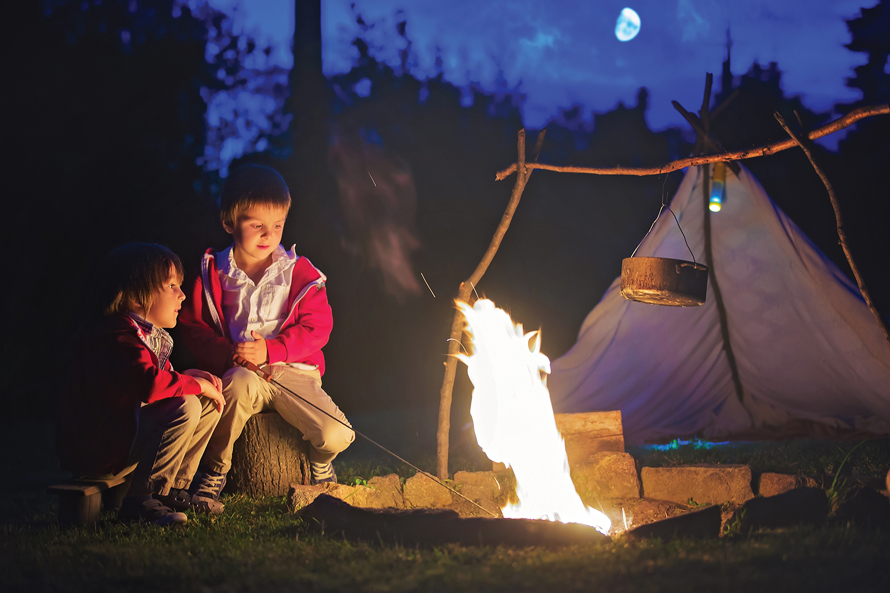 ghost stories around the campfire