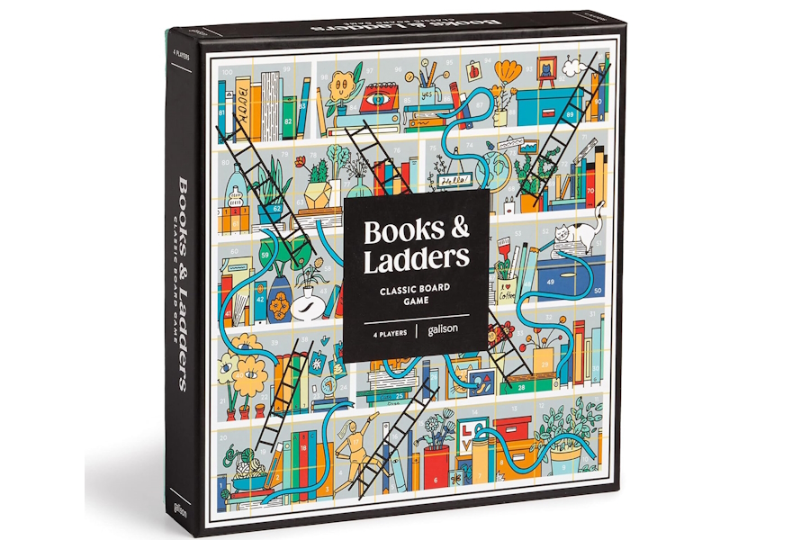 Books and Ladders board game is a Christmas gift idea for kids