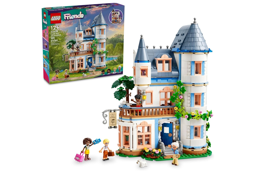 Lego Friends Castle bed and breakfast is aa holiday toy gift idea for kids