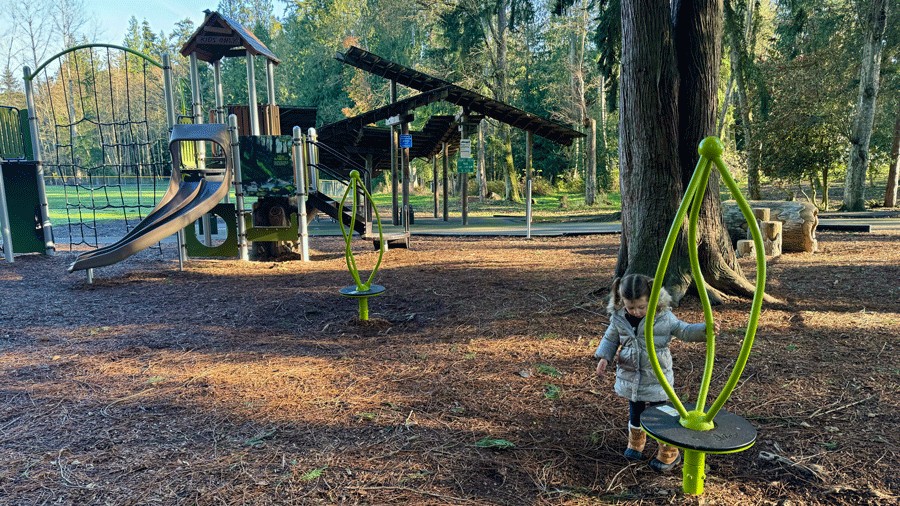 Church Creek Park Playground in Stanwood, a place to play during Northwest Glass Quest