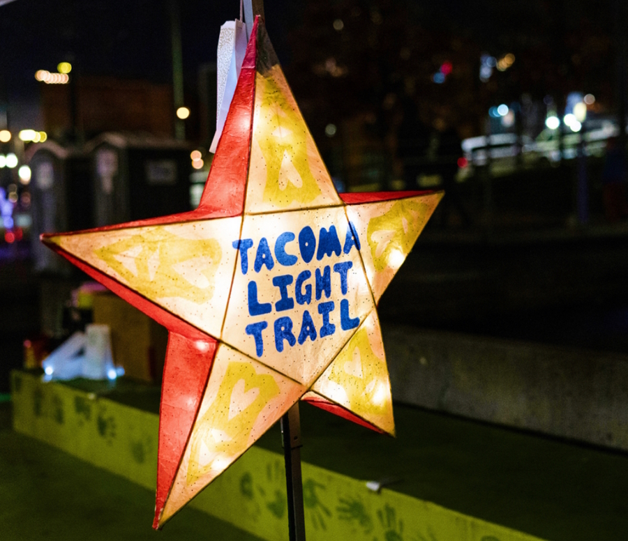 Tacoma Light Trail sign 