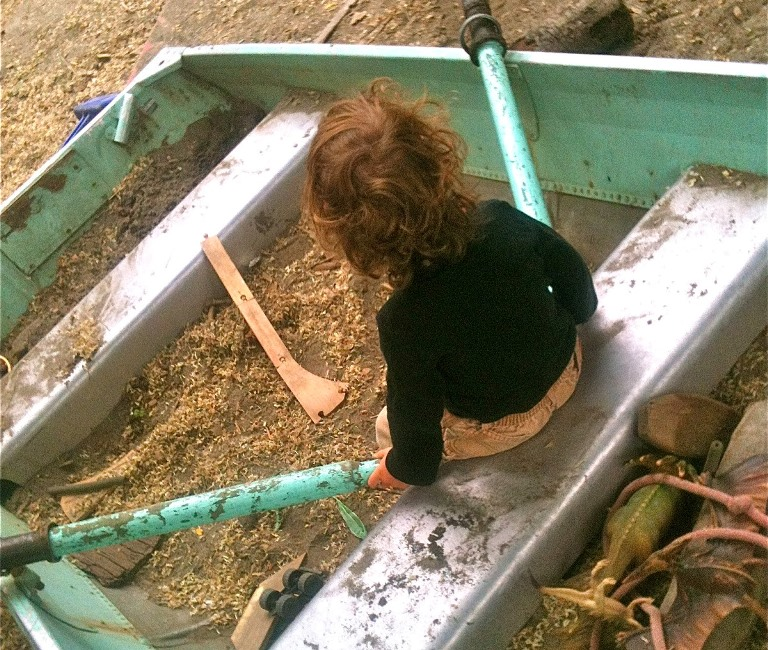 The boat at Woodland Park Cooperative School