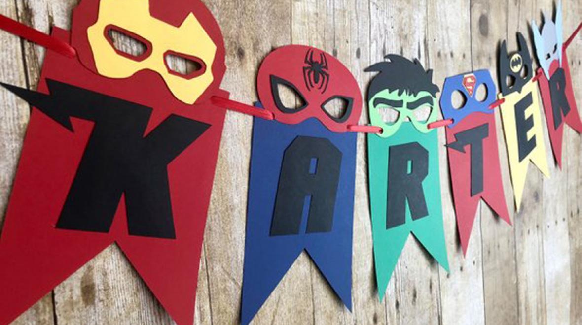 Marvel Superhero Banner