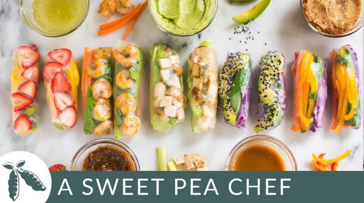 a sweet pea chef spring rolls