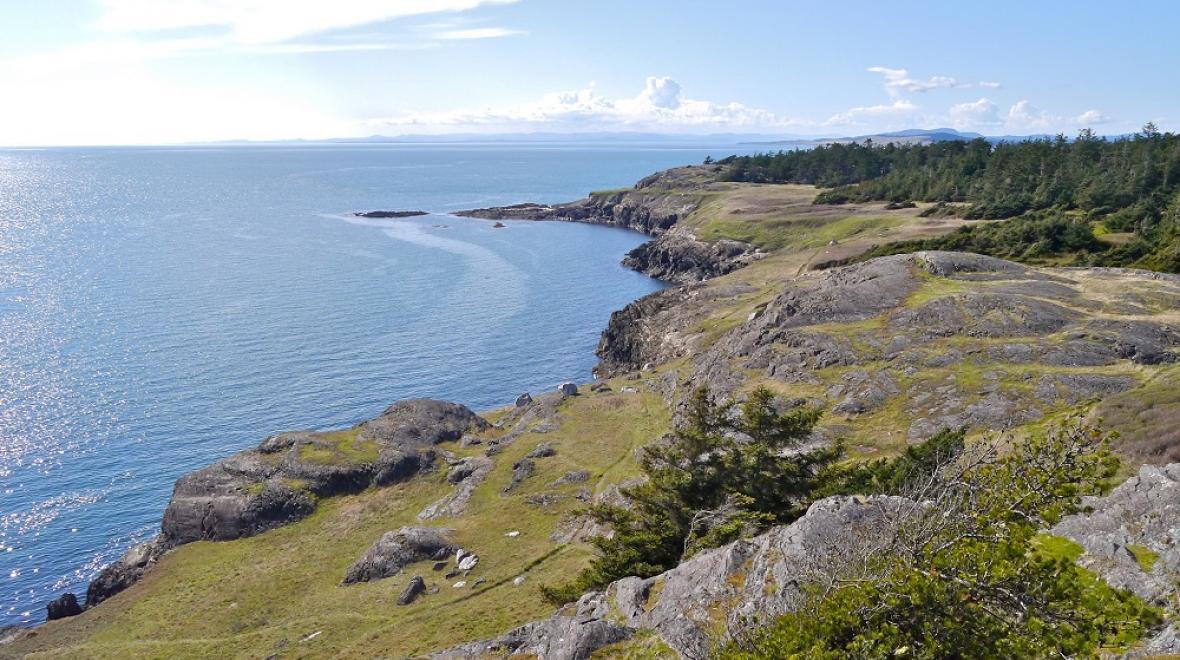 lopez island hiking views